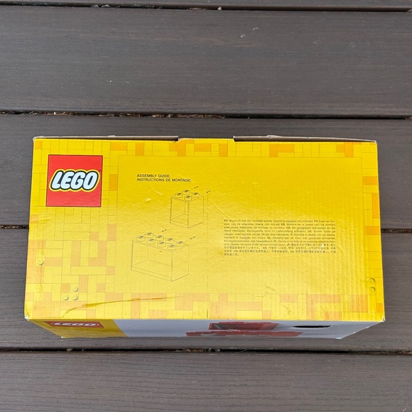 Lego 2-Piece Red Brick Shelf Storage Toy Display Set Ages 3+ - New, Dinged Box - Picture 4 of 9